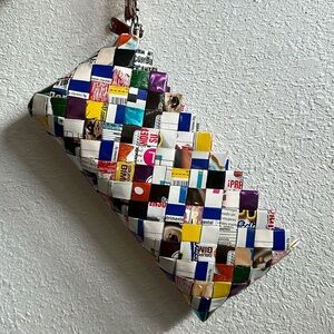 Nahui Ollin clutch wristlet purse